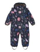 Baby Snowsuit W. Frills Patterned En Fant