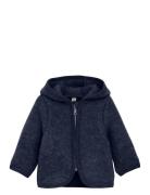 Jacket Ears Wool Fleece Navy Huttelihut