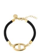 Celine Cord Bracelet Black By Jolima
