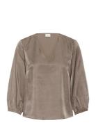 Kaida Blouse Beige Kaffe