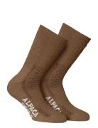 Alpacasocks 2-Pack Khaki Alpacasocks&Co
