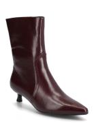 Biajessica Zip Boot Faux Leather Burgundy Bianco