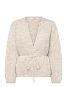 Lisette Knit Cardigan Beige A-View