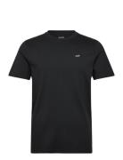 Icon Crew Knit T Shirt Black Hollister