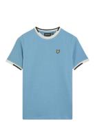 Multi Rib T-Shirt Blue Lyle & Scott