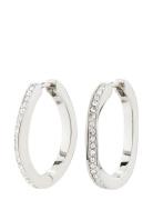 True Hoop Earrings Silver-Plated Silver Pilgrim