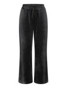 Sensual Velour Wide Leg Trousers 01 Black Triumph