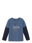 T-Shirt Ls Blue Minymo