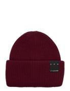 Cph Beanie 3 Wool Mix Black Burgundy Copenhagen Studios