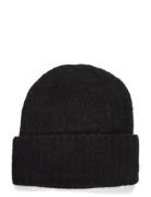 Alpaca Blend Knitted Beanie Grey Lexington Clothing