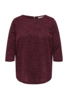 Carmartha 3/4 Top Burgundy ONLY Carmakoma