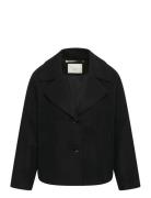 Kcnanny Short Jacket Black Kaffe Curve