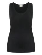 Kcerina Jersey Top Black Kaffe Curve