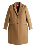 Classic Sb Wool Reg Coat Beige Tommy Hilfiger