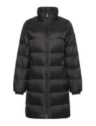 Long Down Jacket With Fur Black Calvin Klein