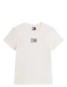 Tjw Reg Party Flag Tee Ext Cream Tommy Jeans