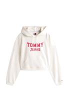 Tjw Bxy Crp Varsity Hoodie White Tommy Jeans