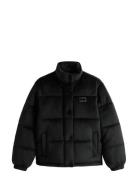 Tjw Quilted Velvet Puffer Jacket Black Tommy Jeans