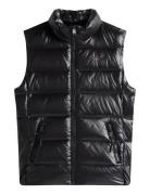 Tjw Slim Zip Print Down Vest Black Tommy Jeans
