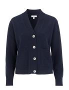 Mathilda Lambswool Cardigan Blue Newhouse