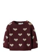 Nbfoana Ls Knit Burgundy Name It