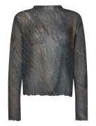 Simple Longsleeve Martian Flow Print-38 Blue Hope