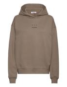 Cph Hoodie 7 Cotton Burgundy Beige Copenhagen Studios