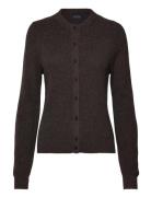 Cashmere Blend Knitted Cardigan Brown Lexington Clothing