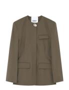 Roe - Light Wool Blend Khaki Day Birger Et Mikkelsen