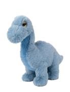Dino, Brachiosaurus, Blå, Stor Blue Teddykompaniet