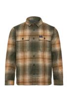 Wool Miller Overshirt Green Superdry