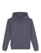 Script Embroidered Hoodie Grey Lyle & Scott