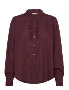 Fqraya-Shirt Burgundy FREE/QUENT