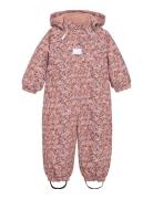 Snow Suit Aop Pink Minymo