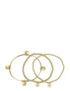 Capri 3-Pack Bracelet Gold Gold Bud To Rose