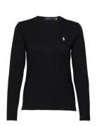 Long-Sleeve Jersey Crewneck Tee Black Polo Ralph Lauren