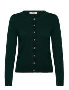 Rmwsofia Wool Ls Short Cardigan Green RM By Rosemunde