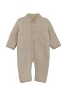 Pram Suit Wool Fleece Beige Huttelihut