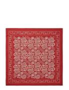 Soft Cotton Paisley Scarf Solid Red Mads Nørgaard