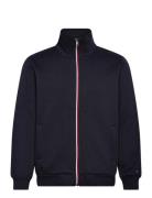 Global Stripe Zip Through Navy Tommy Hilfiger