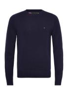 Lambswool Crew Neck Navy Tommy Hilfiger