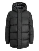 Jcounion Long Puffer Jacket Jnr Black Jack & J S