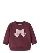 Nbfrowane Ls Sweat Bru Burgundy Name It