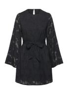 Vmsloane Ls Short Dress Wvn Exp Black Vero Moda