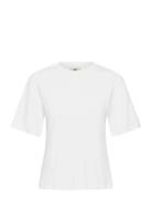 Kbnooma Waist Tee White Karen By Simonsen