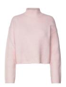Vmmirla Ls Highneck Pullover Pink Vero Moda