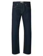 Slh196-Straight Ben Kori Jeans Noos Navy Selected