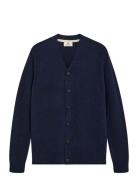 Aksvend Lambswool Cardigan Navy Anerkjendt