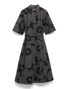 Popliini Unikko Black Marimekko