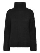 Slfgabriella Ls Knit High Neck Noos Black Selected